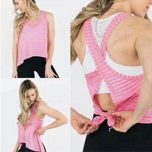 Zyia Active Wear Tie back shirt, Women's size M